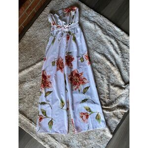 NWT Feathers Floral Jumpsuit